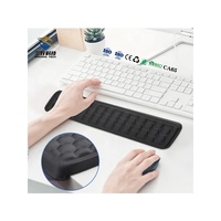 Tapis de souris de jeu en mousse à mémoire de forme PORON avec repose-poignet antidérapant et coussinets de bord - 380x90mm Marque SANXING en stock