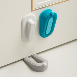 Topes de Puerta de Seguridad para Bebés con Diseño Creativo, Sujetadores de Puerta Ecológicos de Goma Suave, Silenciosos y Anticolisión, Cuñas para Puertas - Product Image 2