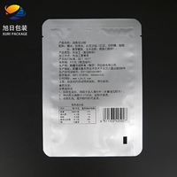 Sachet rétractable personnalisé en aluminium Mylar de qualité alimentaire, résistant à 121 degrés, scellé sur trois côtés, pour sushi et nouilles