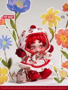 Authentique POPMART SKULLPANDA Open Flowers Peluche Pendentif sur Carte Cadeau de Collection Édition Limitée Unisexe 14 Ans - Product Image 2