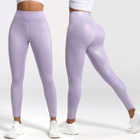 Leggings de sport pour femmes MIQI avec logo personnalisé, effet lifting des fesses, entraînement en salle de sport, métallique brillant, sport, paillettes, pantalon de haute qualité, leggings de yoga