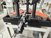 Máquina de Doblado Hidráulica Automática CNC para Perfiles de Aluminio para Ventanas/Puertas, Dobladora de Arco en Forma de C/U, Elipse/Ángulo Recto