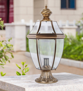 Lámpara de Poste <span class=keywords><strong>para</strong></span> Puerta Principal, Farol de <span class=keywords><strong>Pedestal</strong></span> <span class=keywords><strong>para</strong></span> Exteriores, Decoración de Jardín, Casa, Valla, Luces de Poste <span class=keywords><strong>para</strong></span> Jardín - Product Image 5