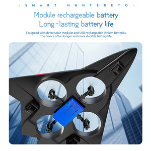 Quadcopter con Control Remoto AiJH, Avión de Espuma de 2.4G, Rotación de 360 Grados, Despegue con un Botón, Juguetes de Avión Rc para Exteriores - Product Image 4