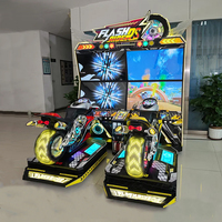 Machine d'arcade de course de motos Flash Rider 5 à monnayeur, grand écran, prix usine, en promotion