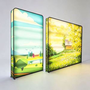 Aluminum SEG Lightbox Portable LED Fabric Display Wall for Trade Show Exhibition Backdrop Signage Stand Commercial <b>Advertising</b> - Product Image 1