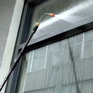 أداة غسيل الطاقة 6 فوهات أطراف عالية مع مجموعة عصا تمديد 9 قطع مرفق منظف مزراب للسقف - Product Image 5