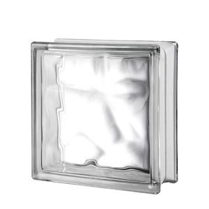 Tecnica di macchia architettonica trasparente con motivi di ghiaccio mattoni di vetro a caldo con pareti vuote per l'applicazione della cucina - Product Image 1