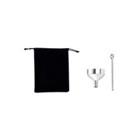 Colgante de urna transparente de vidrio de acero inoxidable puede abrir botella de Perfume para hombres mujeres tarro de cenizas para perros gatos perro gato Memorial