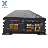 Amplificateur de voiture de classe D haut de gamme 2000W*1CH Mono canal avec crossovers et égaliseurs pour un système audio de voiture amélioré