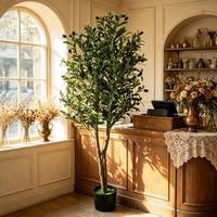 Décoration de chambre directement de l'usine : faux oliviers en pot, plantes artificielles pour événements, mariages, Noël, fêtes du Nouvel An