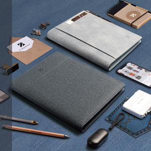 Cuaderno de Planificación de Negocios con Textura de Mezclilla Sintética, Estilo Denim que Nunca se Desmoda - Product Image 1