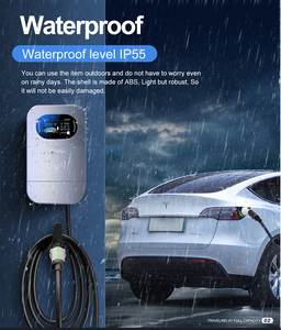 Station de recharge AC pour véhicules électriques OWP OCPP 3,6-22 kW Type 1/Type 2/GBT, borne murale sans fil avec IP55 - Product Image 2