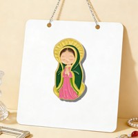 Broche personnalisée amusante et satirique, style antique et moderne, en émail et zinc, en gros, avec motifs Jésus et George Washington, pour revers de veste