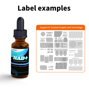 Gouttes liposomales NAD OEM pour la régénération cellulaire et le soutien du métabolisme énergétique – Conformité pour les vendeurs Amazon FBA, test COA par un tiers - Product Image 6