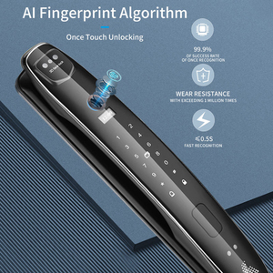 Serrure de porte intelligente à déverrouillage automatique par empreinte digitale, <span class=keywords><strong>mot</strong></span> de <span class=keywords><strong>passe</strong></span> et clé électronique biométrique pour la sécurité domestique - Product Image 3
