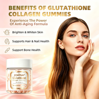 Gummies OEMODM au Glutathion et Collagène avec Collagène Hydrolysé, Vitamine E, Vitamine C – Formule Éclaircissante pour la Peau