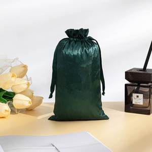 Custom Small Reusable Satin Gift <b>Cloth</b> <b>Bag</b> Cosmetic Wig Gift Storage <b>Bags</b> Drawstring Packaging Pouch for Jewelry - Product Image 4
