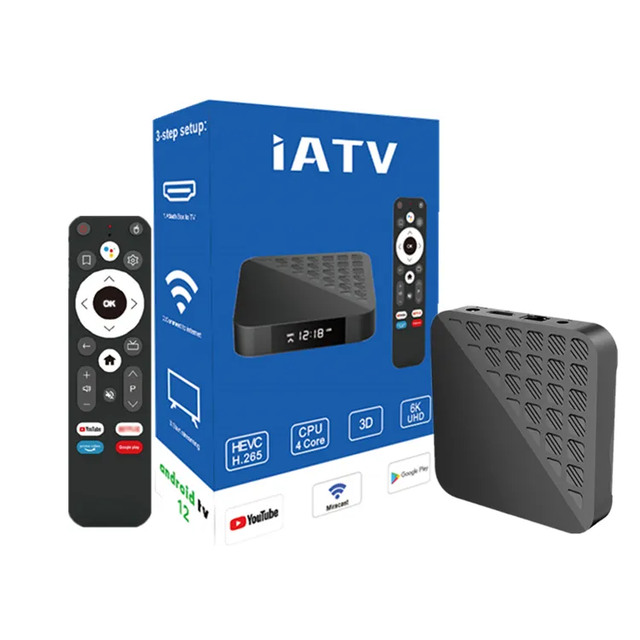 Smart Allwinner H618 6K Video Streaming Player 4GB RAM 32GB ROM TV Box Android 12 Dual Wifi S98Q Max IATV Set-top Box Quad Core