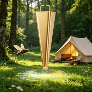 Ventilateur <span class=keywords><strong>anti</strong></span>-insectes doré rose pour zone alimentaire, avec pales souples, répulsif <span class=keywords><strong>anti</strong></span>-mouches, sûr pour les enfants, fonctionnement silencieux, ventilateur <span class=keywords><strong>anti</strong></span>-mouches. - Product Image 3
