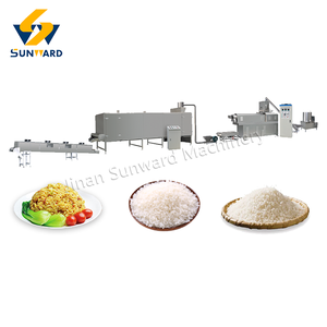 Máquina de proceso de arroz artificial Fabricantes de granos de arroz fortificado Maquinaria de línea de fabricación de arroz instantáneo - Product Image 1