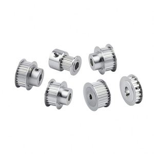 Polea de distribución de aluminio AT10 con núcleo de rodamiento cilíndrico para correas de 25mm/30mm/50mm de ancho - Product Image 1