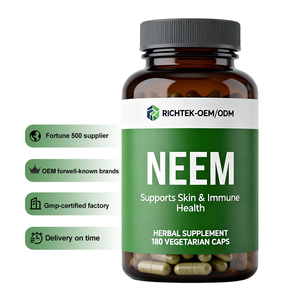 Hữu Cơ Ấn Độ Neem lá viên nang thảo dược bổ sung detoxvegan Gluten-freeusda chứng nhận hữu cơ 90 viên nang - Product Image 2