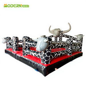 Équipement de divertissement extérieur, taureau mécanique gonflable pour événements de carnaval - Product Image 1