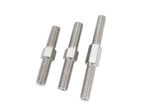 316 A2 A4 Stainless Steel Plain Finish Double End Thread Rod Left Right Hand Threaded Stud Bolts Model 304