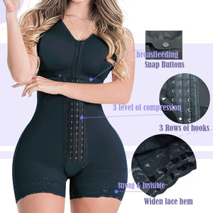 Vente en gros <span class=keywords><strong>de</strong></span> gaines colombiennes post-opératoires Fagas haute compression étape 2 Faha Gaine amincissante Femme Shaper pour le ventre - Product Image 2
