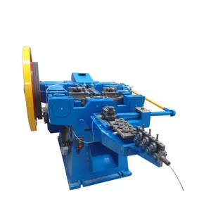 Construction automatic iron steel umbrella head roofing nail making machines