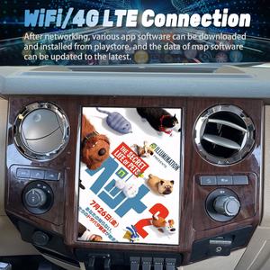 Radio para Auto con Pantalla Android QLED para Ford F250 F350 Raptor F450 F650 2008-2016, GPS, Carplay, Reproductor Multimedia, Video, Estéreo - Product Image 2