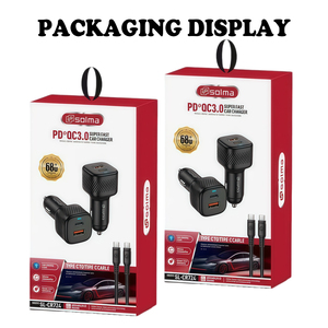 Cargador de Coche <span class=keywords><strong>Solma</strong></span> Tipo-C PD 3.0 - Carga Súper Rápida, Tamaño Mini, Adaptador de Coche Seguro con Multiprotección para Samsung, OnePlus, iPhone - Product Image 5