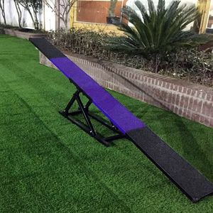 कुत्ते की चपलता स्टील 8 फीट कुत्ते लंबी पैदल चलने वाले लॉग ब्रिज रैंप डॉग पार्क और प्रतियोगिताओं के लिए बाधाओं - Product Image 2