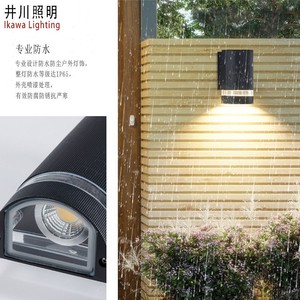 Ikawa Lighting – applique murale d'extérieur GP-G102, projecteur LED étanche à double tête pour cour et jardin - Product Image 1