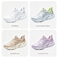 Zapatillas Deportivas para Hombre, de Caña Baja, Color Verde Neón, para Correr, Ligeras, con Amortiguación de Goma, Antideslizantes, con Malla Transpirable para Caminar