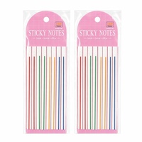 Marcadores Adhesivos STASUN PET, 8 Colores, Ultrafinos, 160 Hojas, Notas Adhesivas Translúcidas para Libros, Cuadernos y Agendas