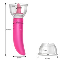 Vibromasseur double tête pour clitoris et point G, jouet sexuel pour femmes, avec fonction de léchage de langue et de massage des seins