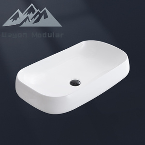 Collection de lavabos en céramique artistique de luxe Wayon : Solutions de lavabos sur comptoir et sur piédestal pour les maisons haut de gamme - Product Image 1