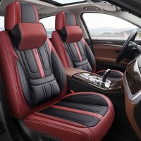 Housses de siège de voiture en cuir Nappa Velocity Vibrance, ensemble complet de 14 pièces, toutes saisons, style professionnel de luxe, Peugeot Land Cruiser 100