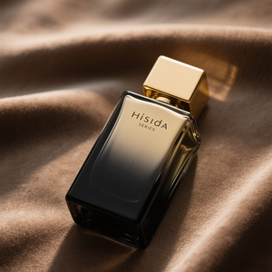 Morden Luxury Men's Square Empty Spray Crimp Black Perfume Botella de vidrio 30ml 50ml100ml Botellas de perfume de vidrio con tapa dorada - Product Image 4