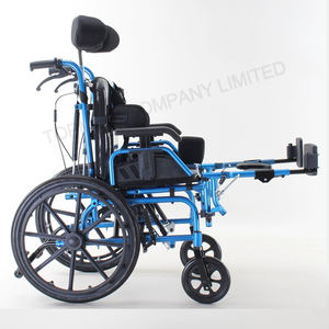 Silla de ruedas Highback para discapacitados Silla de ruedas reclinable con parálisis cerebral personalizada con soporte para la cabeza - Product Image 4