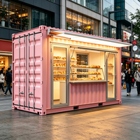 Promotion : Kiosque de café, bar à domicile, bureau, restaurant mobile modulaire, appartement ou espace commercial en conteneur maritime modifié et respirant