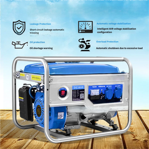 Nouveaux générateurs à essence portables silencieux de 3,5 kW, refroidis par air, à châssis compact, avec démarrage, fabriqués en Chine - Product Image 3