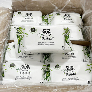 Disposable Organic Compostable Natural <strong>Eco</strong> <strong>Friendly</strong> Organic Bamboo Flushable Wet Wipes