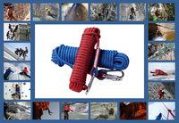 Corde d'escalade statique Corde en nylon Corde extérieure haute résistance
