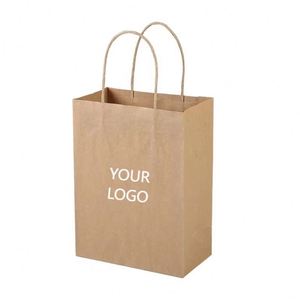 Custom Logo Eco-Friendly Kraft Paper UV Coating Sponge Lining Matt Lamination Embossing Rectangle <b>Folders</b> Takeaway Handbag Gift - Product Image 4