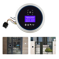 Lector de Tarjetas IC con CPU RJ45 TCP UDP Wiegand 26/34, Lector de Códigos QR, Lector NFC, Control de Acceso RFID, Sistema de Control de Acceso para Puertas, Seguridad, Código de Barras