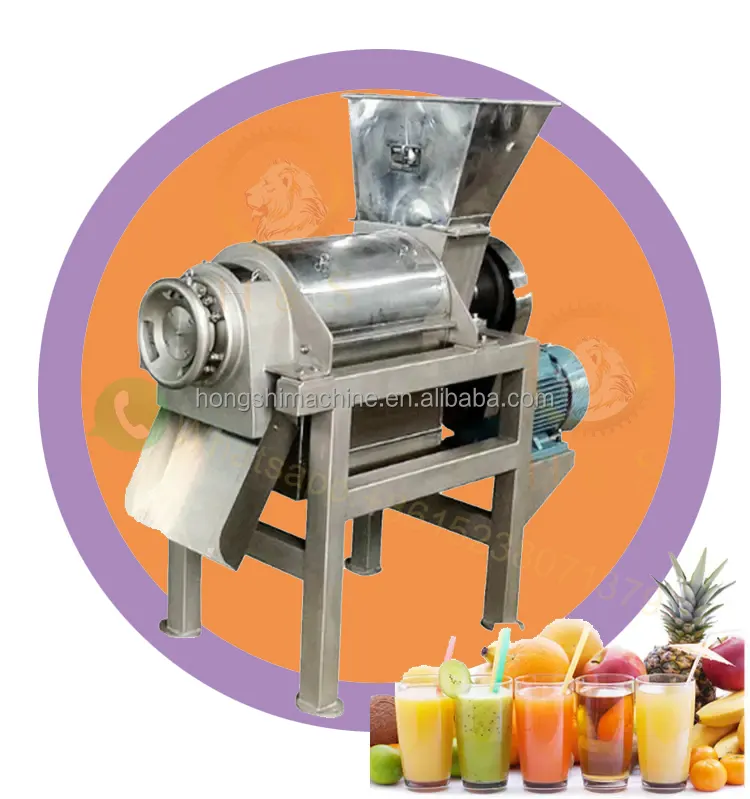 Extracteur de jus d'orange/mangue/citron, machine industrielle de jus de carotte