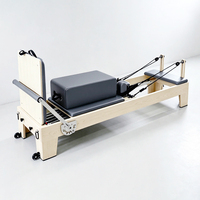 Prix usine 2026 Reformer Pilates en bois d'érable, équipement de Pilates pour le gainage, lit de Pilates